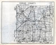 Dodge County Map, Wisconsin State Atlas 1933c